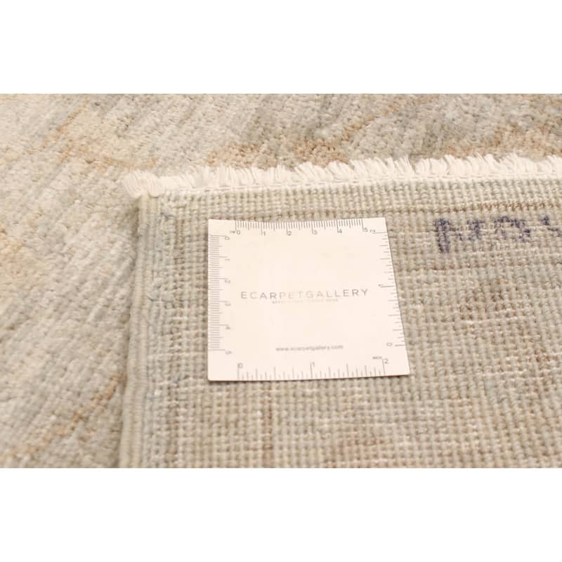 ECARPETGALLERY Hand-knotted Vibrance Grey Wool Rug - 3'10 x 5'9