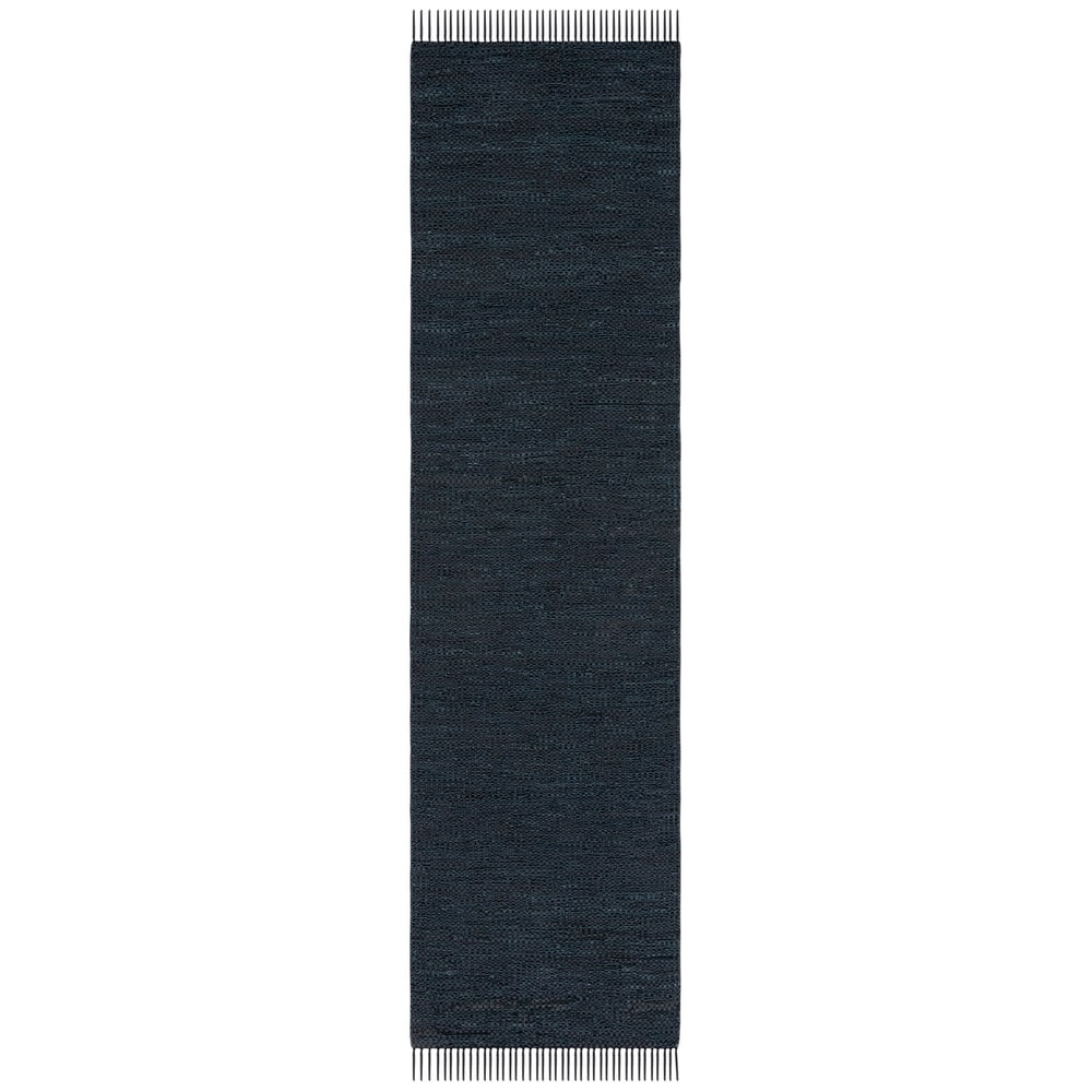 SAFAVIEH Vintage Leather Cindie Flatweave Rug with Fringe
