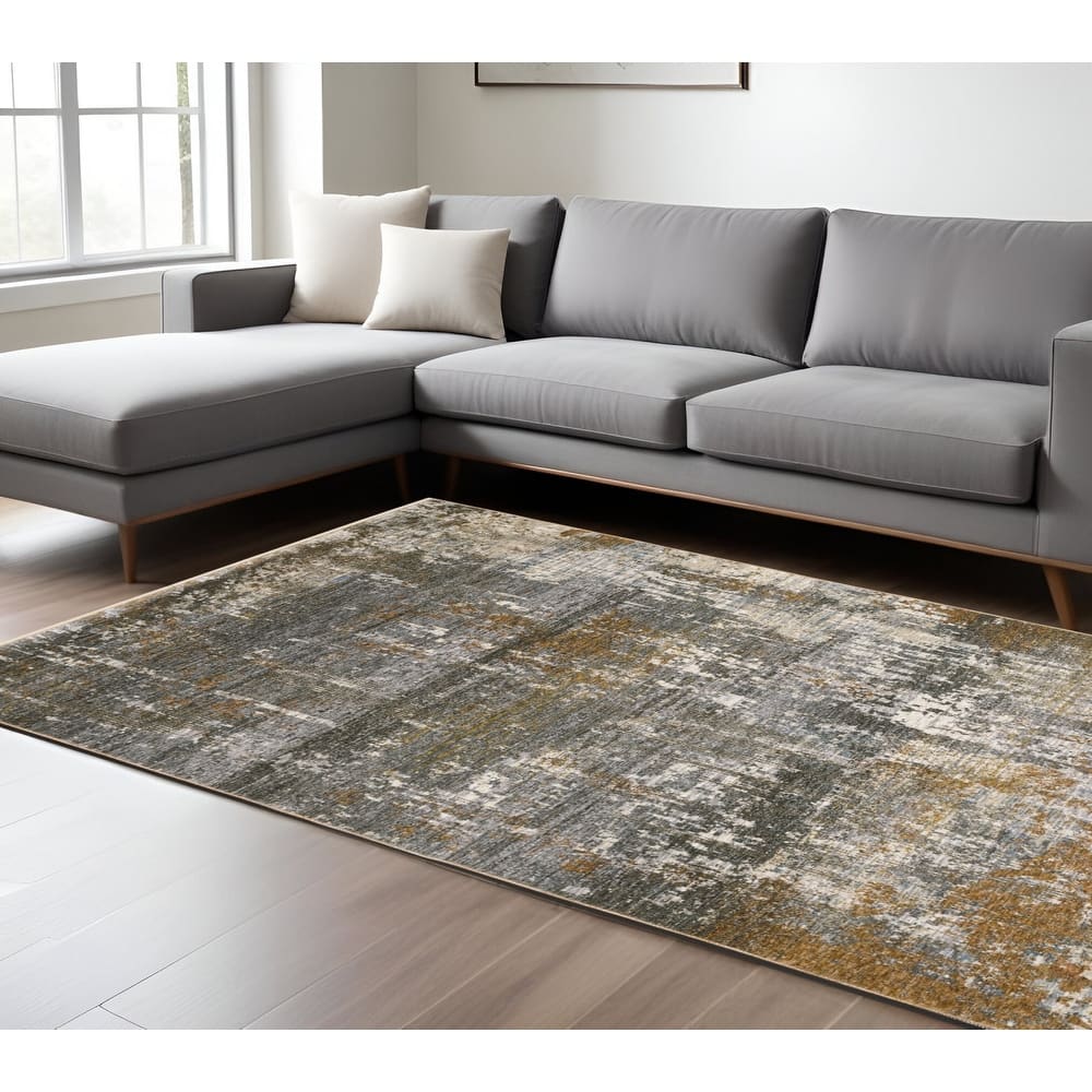 HomeRootsAbstract Modern Rectangle Area Rug