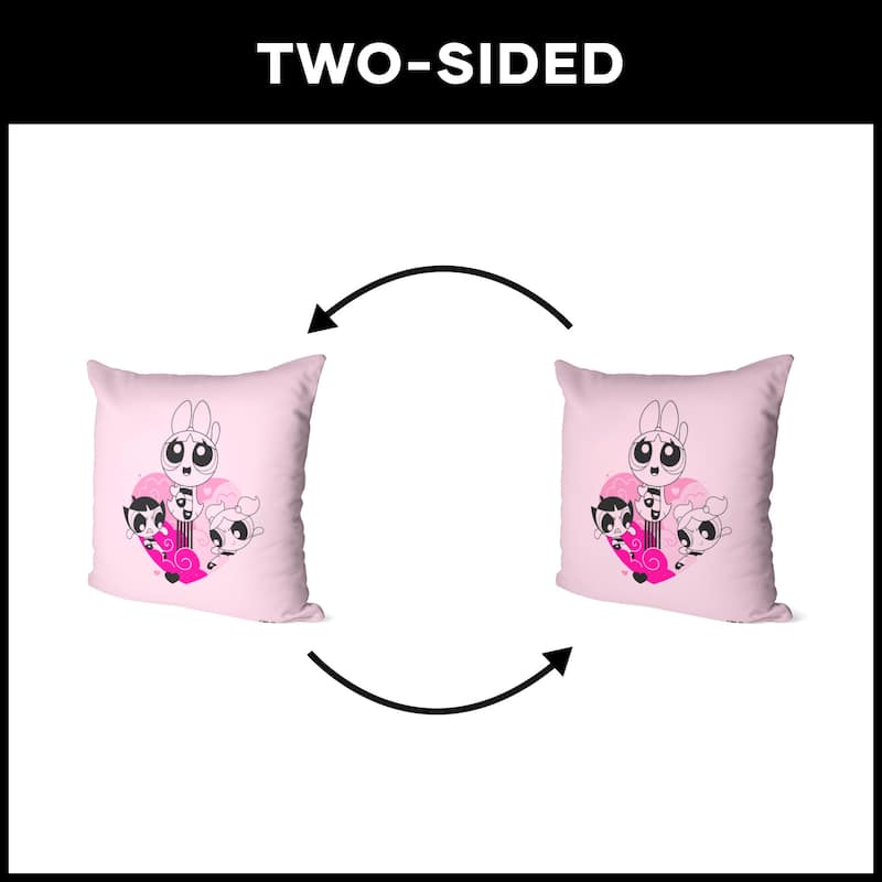 Warner Brothers Powerpuff Girls Throw Pillow