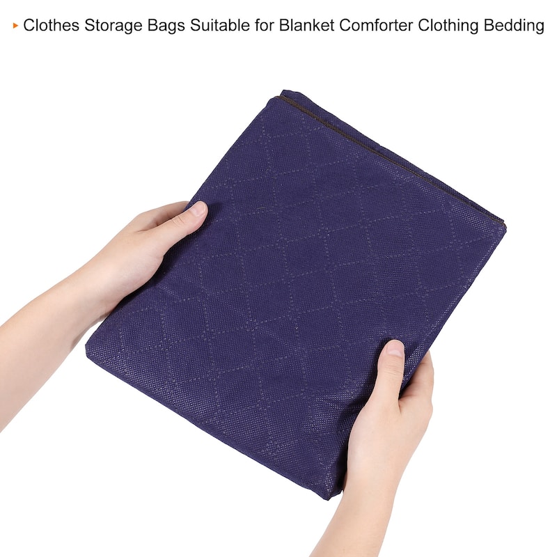Clothes Storage Bag Foldable Storage Bin Closet Organizer 3pcs