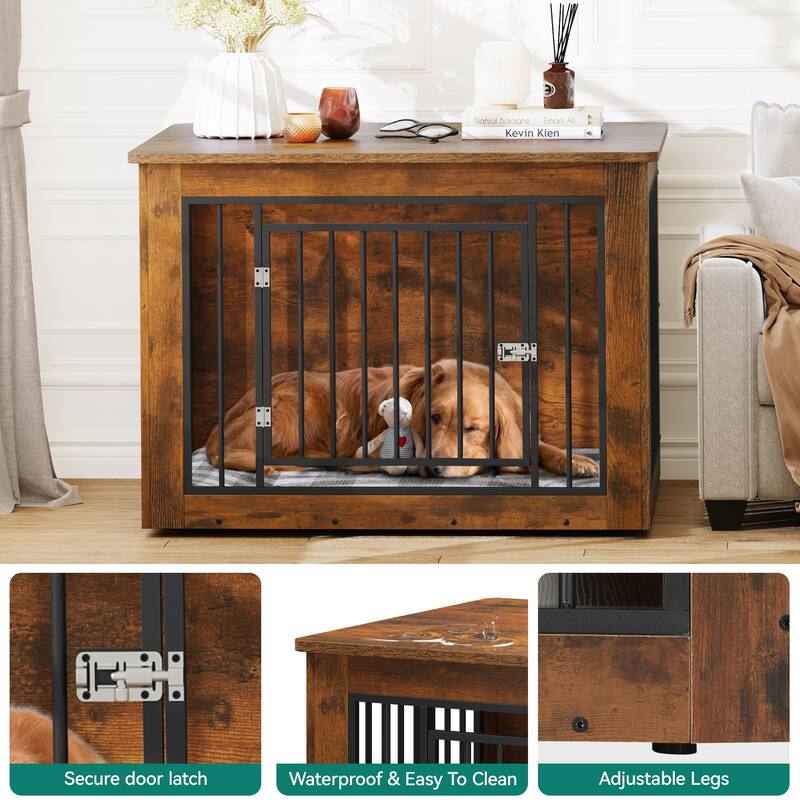 Moasis Dog Crate Furniture, End Table