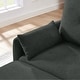 preview thumbnail 48 of 49, 77.36" L Shaped Sectional Sofa with Side Storage Pocket and Reversible Ottoman