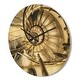 preview thumbnail 8 of 8, Designart 'Architectural Detail of Paris in Winter' Oversized French Country Wall CLock