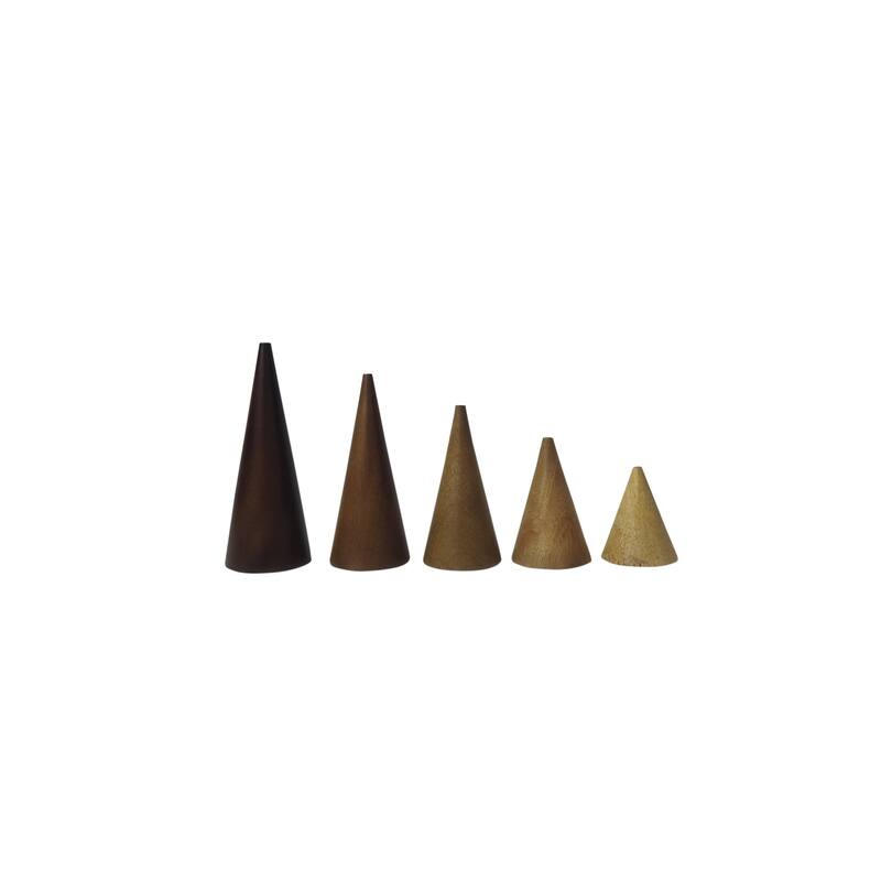 Small Mango Wood Christmas Tree - 5.5" - Brown