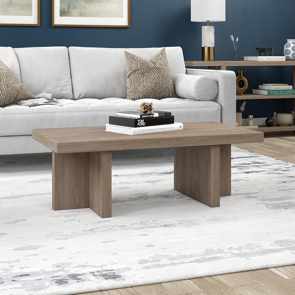 Dimitra 44" Wide Rectangular Coffee Table