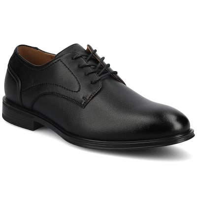 Vance Mens Barclay Medium and Wide Width Plain Toe Oxford Dress Shoe