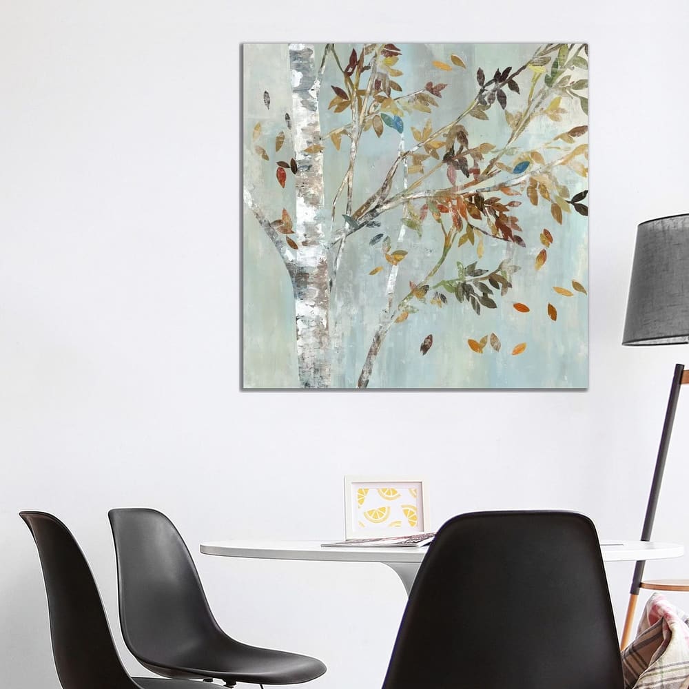 iCanvas "Birch With Leaves I" by Allison Pearce Canvas Print