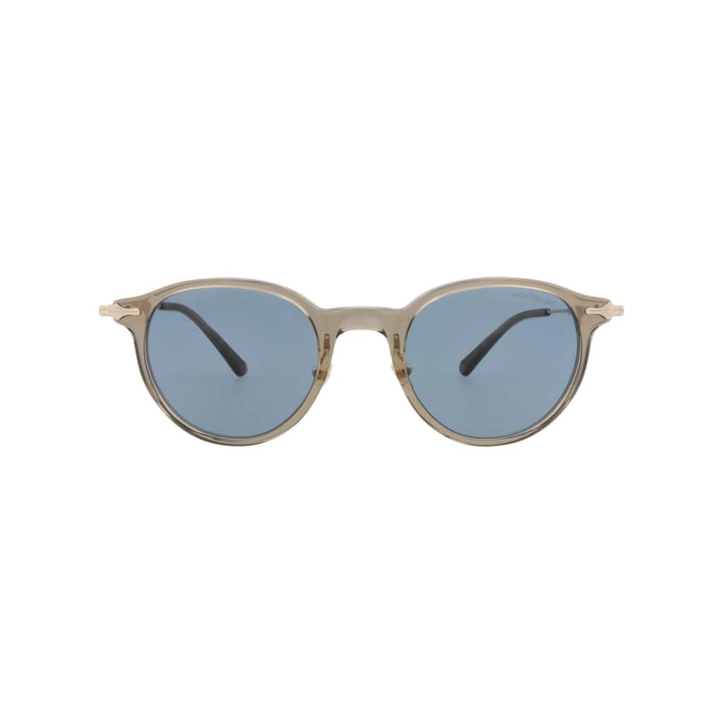 Montblanc Round-Frame Recycled Acetate Sunglasses