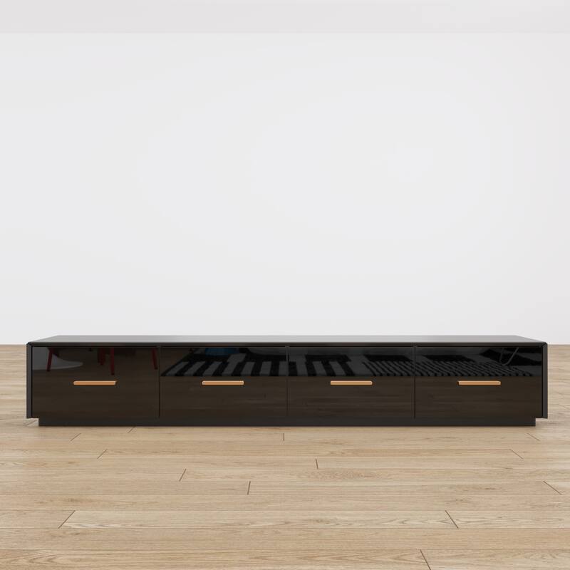 Multimedia Console Ample Storage Upgrade Your Living Room's Aesthetic - 70.9"