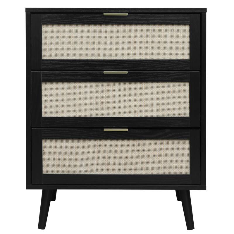 3 Drawers Wood Pantry Organizer, Drawer Storage Cabinet Suitable for Bedroom, Living Room, Kitchen