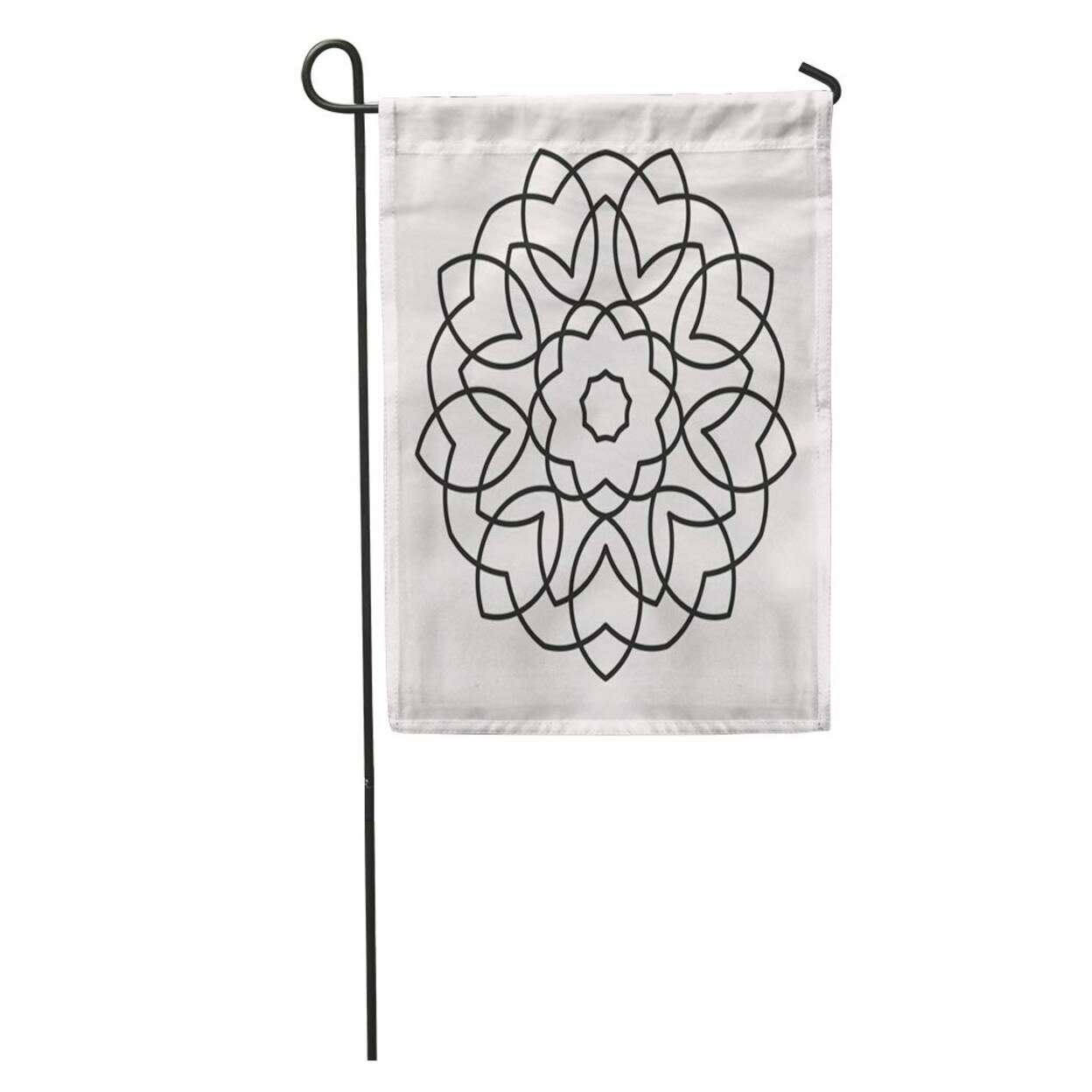 Shop Simple Mandala Shape For Coloring Floral Flower Oriental Book