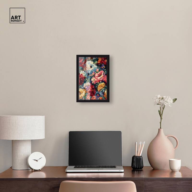 Garden Tapestries I Shadowbox by Art Remedy