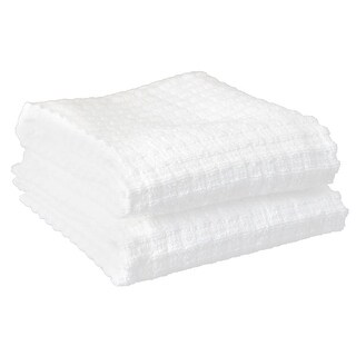 Royale Solid White Cotton Kitchen Towels (Set of 2) - Bed Bath & Beyond ...