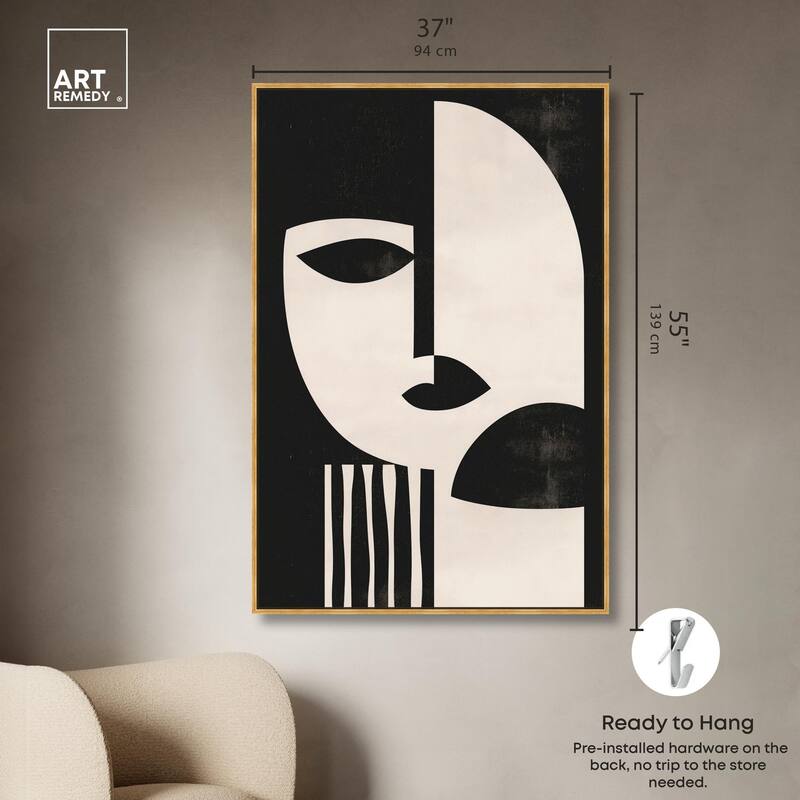 The Mask III Canvas by Art Remedy