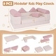preview thumbnail 20 of 28, Costway Kids Modular Play Couch Play Set with Suede Fabric Cover - See Details