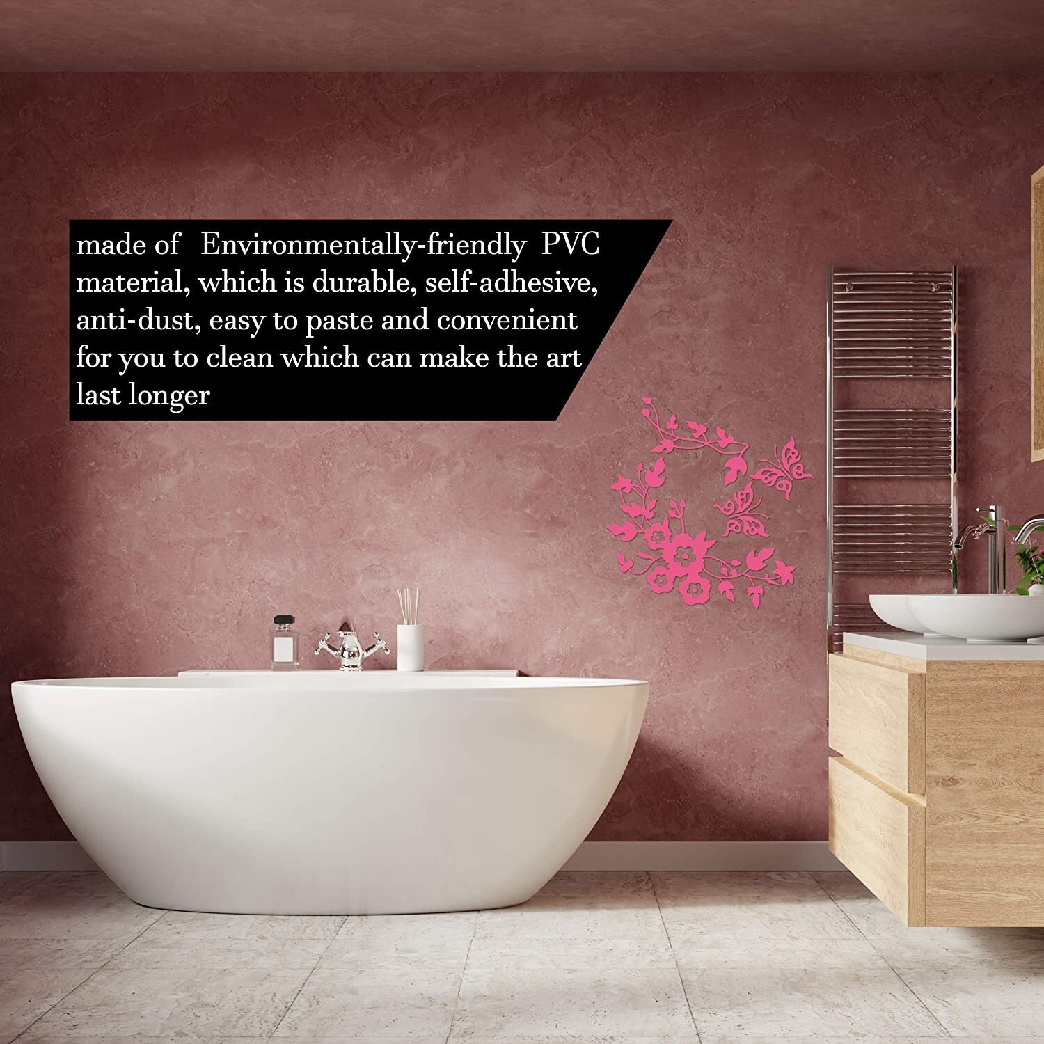 Bath Toilet Seat Wall Sticker Tulip Wildflower Bloom Green Stalk 3d Wall Stickers Self Adhesive Vinyl Decal Bathroom Decor 8 X 11 Inch Home Kitchen Samel Com Br