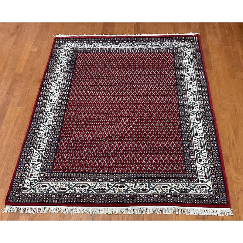 HERAT ORIENTAL Handmade Mir Wool Rug - 5'8 x 8'1