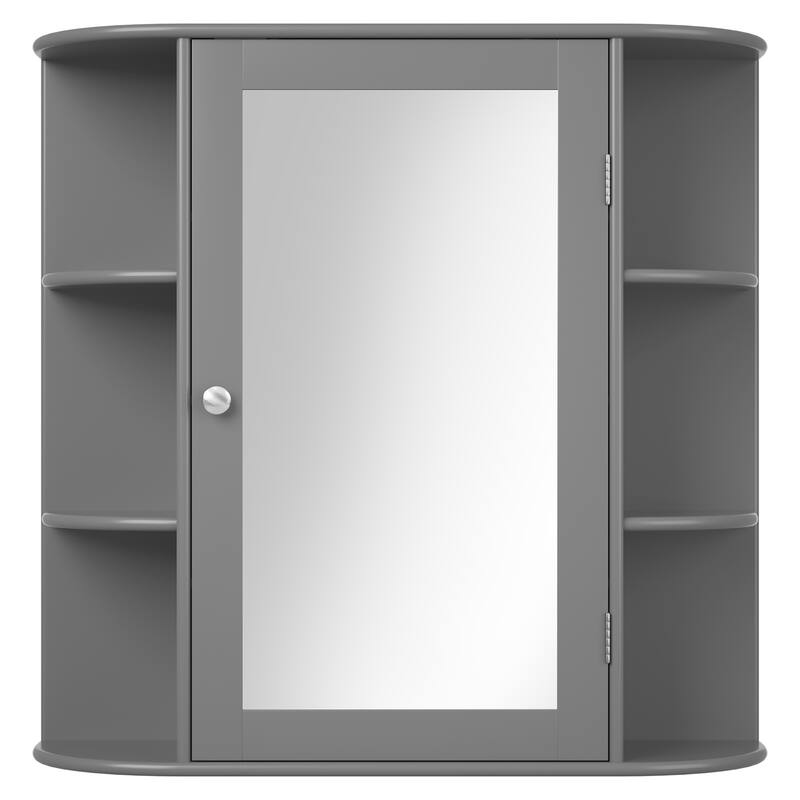 Multipurpose Wall Surface Bathroom Storage Cabinet Mirror - See Details