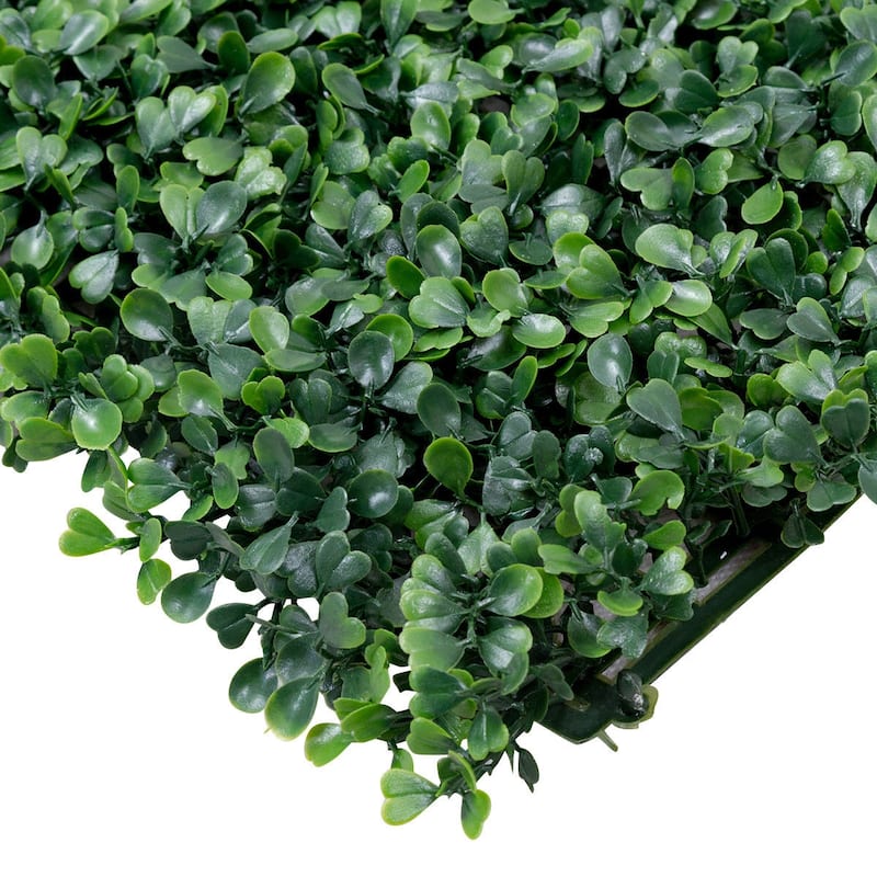 Costway 12 Artificial Hedge Plant Privacy Fence Screen Topiary
