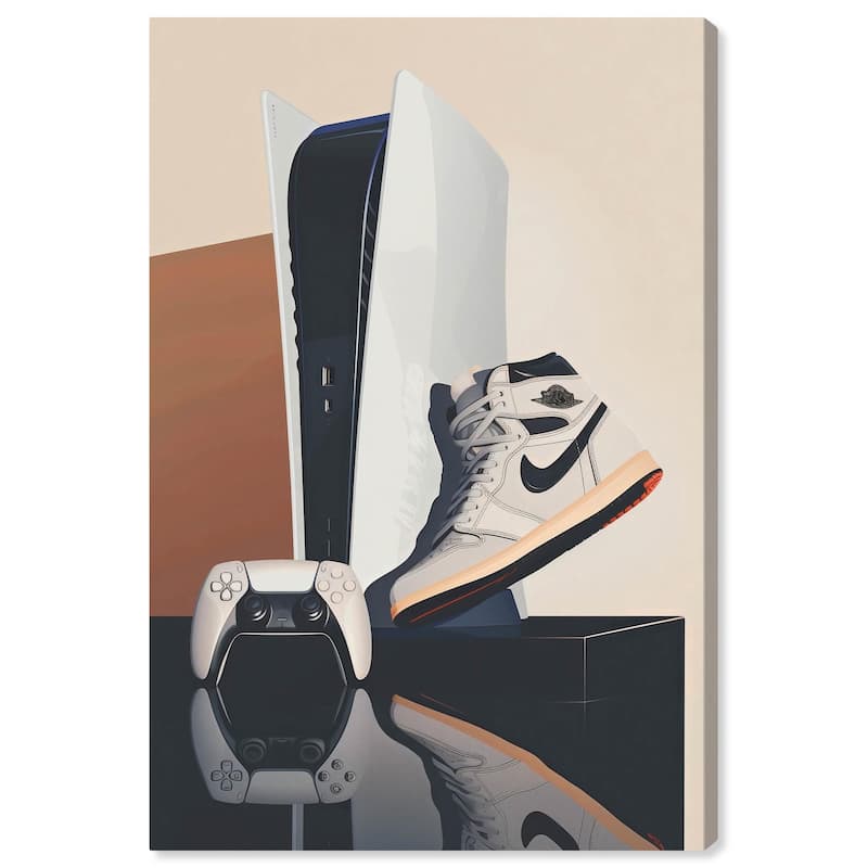 Stylish Gamer Canvas by Art Remedy, Gallery Wrapped - 10" x 15"