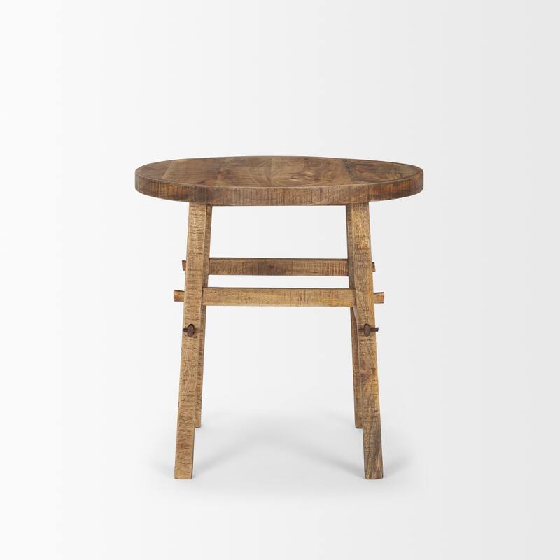 Rosie Small Brown Wood End Table