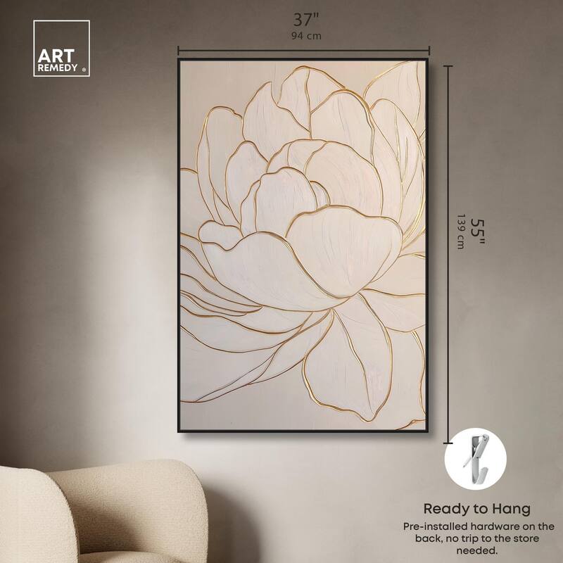 Sculpted Shards II Canvas by Art Remedy