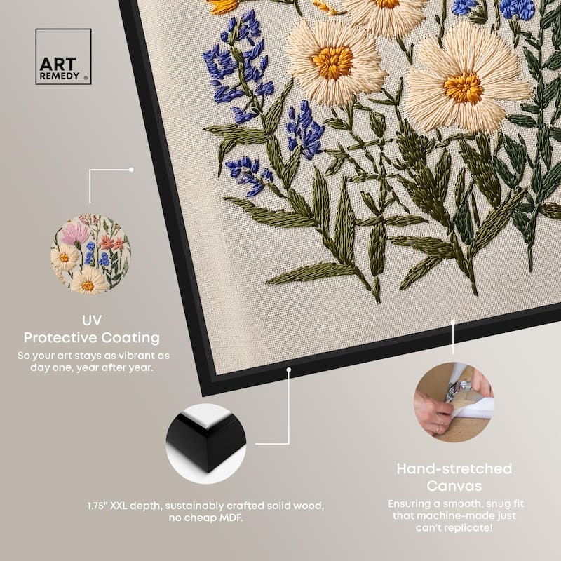 Needlepoint Prairie Posy Canvas by Art Remedy