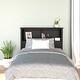 preview thumbnail 1 of 4, Taylor & Olive Winnecunnet Black Twin-size Bookcase Headboard Black - Twin