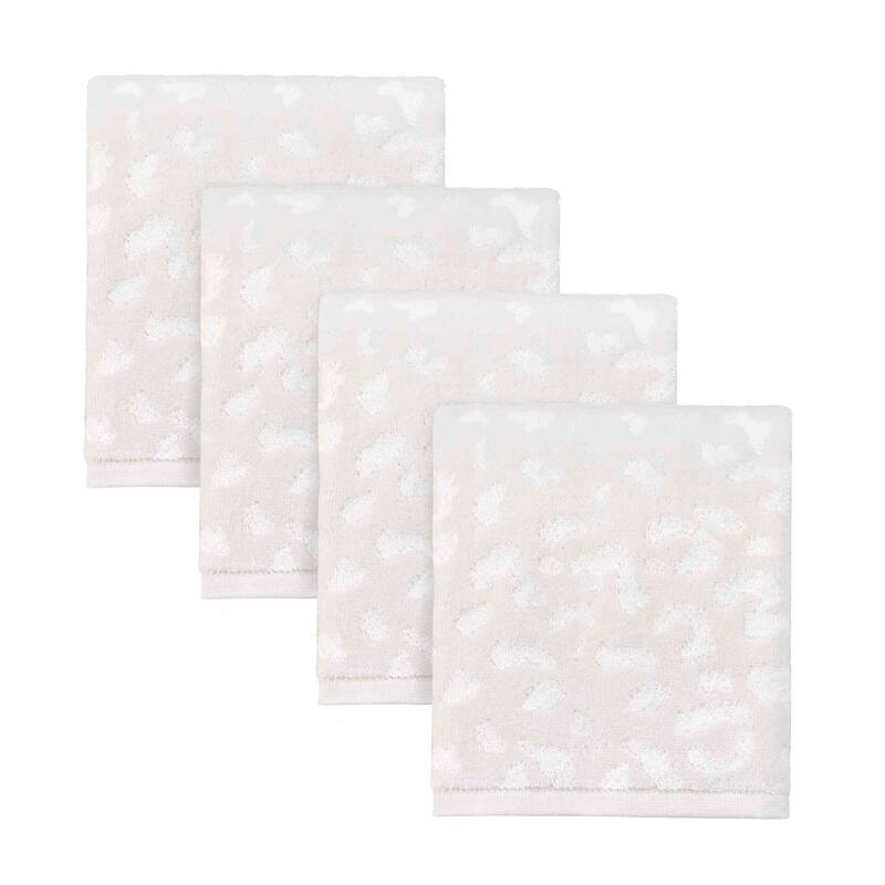 Nicole Miller Celina Cream Washcloth 4 Pack Bed Bath & Beyond 40721008