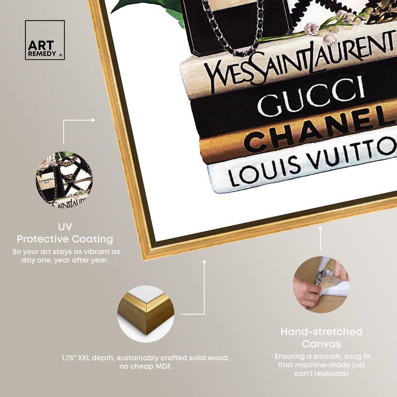 Luxury Stack Details Canvas by Art Remedy
