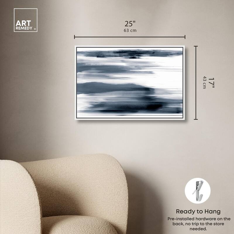 Blue Mirage Canvas by Art Remedy