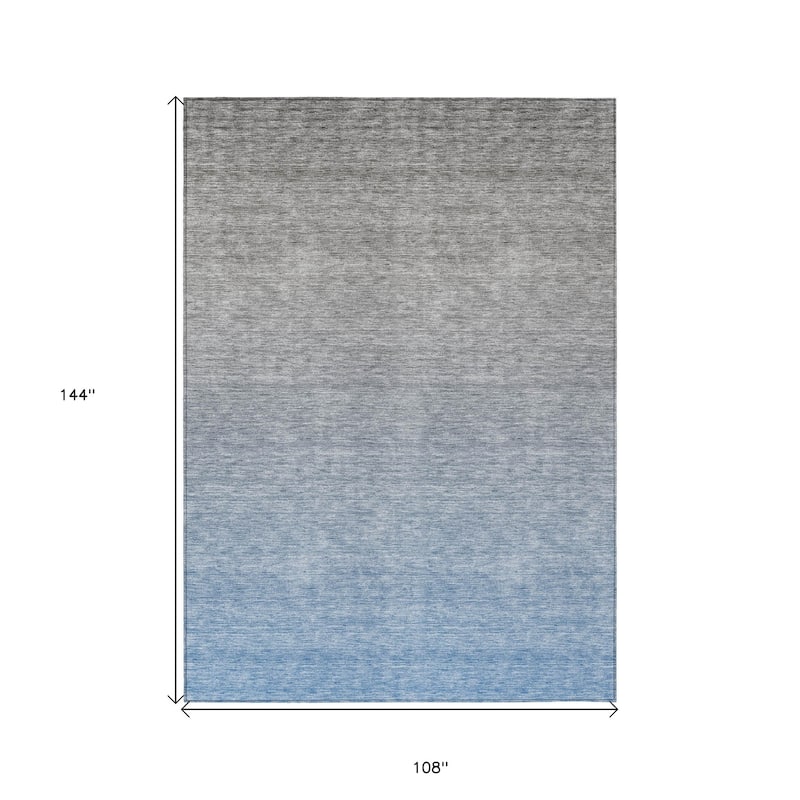 HomeRoots Ombre Transitional Rectangle Outdoor Rug
