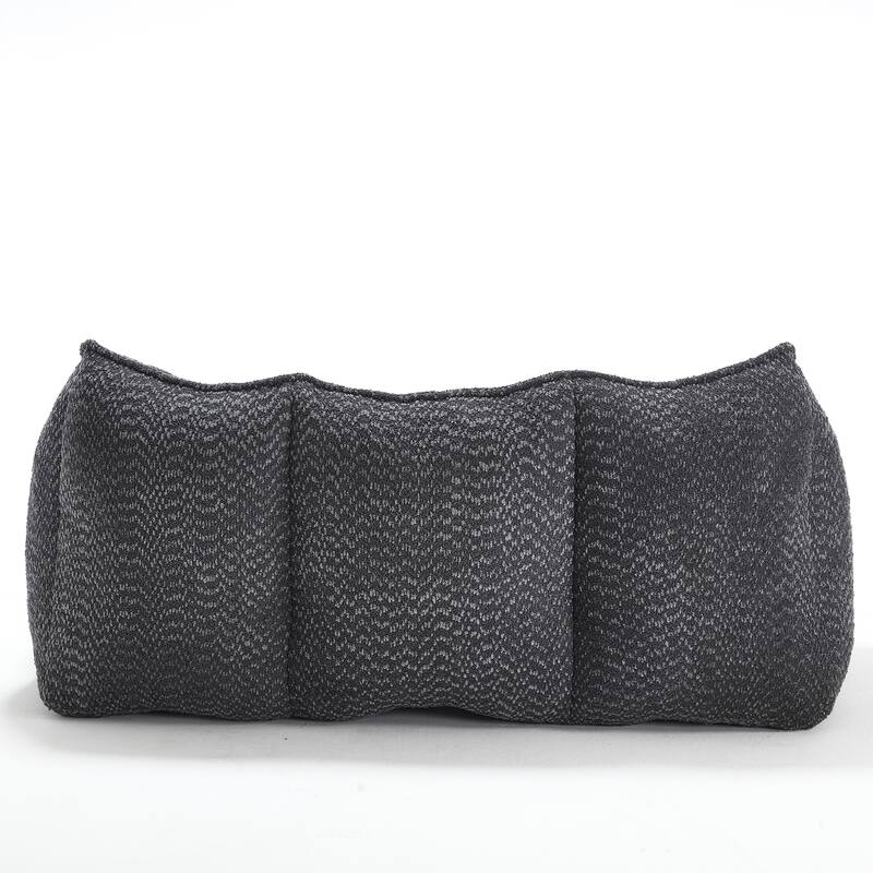 Beanbag Chair with High Resilience Foam Core. The Square Recliner Sofa Is Ideal for Family Members And Friends Engaged in Games
