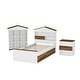 preview thumbnail 28 of 28, Twin Size Bedroom Sets House-Shaped Wooden Bed with Storage Drawers