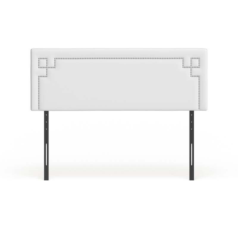 Josie White Vinyl Headboard