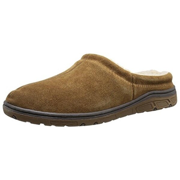 mens suede mule slippers