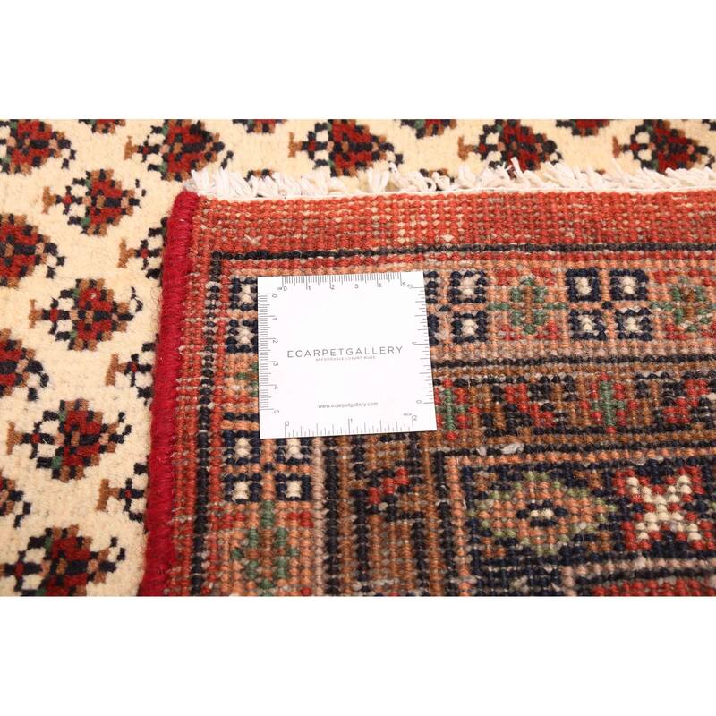 ECARPETGALLERY Hand-knotted Royal Mahal Cream Wool Rug - 5'8 x 7'11