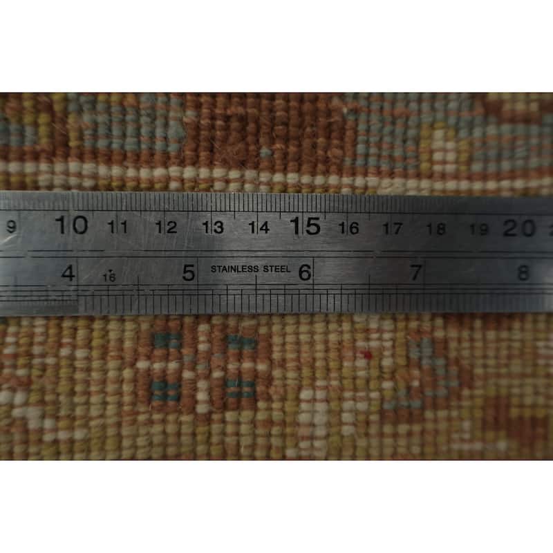 Hand Knotted Oriental 100% Wool Carpet Traditional All-Over Navy Blue & Blues Ziegler Area Rug - 3' 1'' X 2' 0''