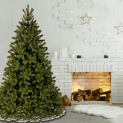 National Tree Company 7.0 ft. Feel Real Down Swept Hinged Douglas Fir Christmas Tree