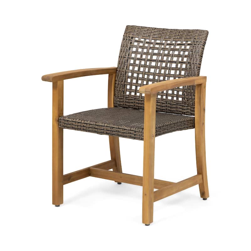 Edgewood Outdoor 8 Seater Acacia Wood Dining Set with Expandable Table by Christopher Knight Home
