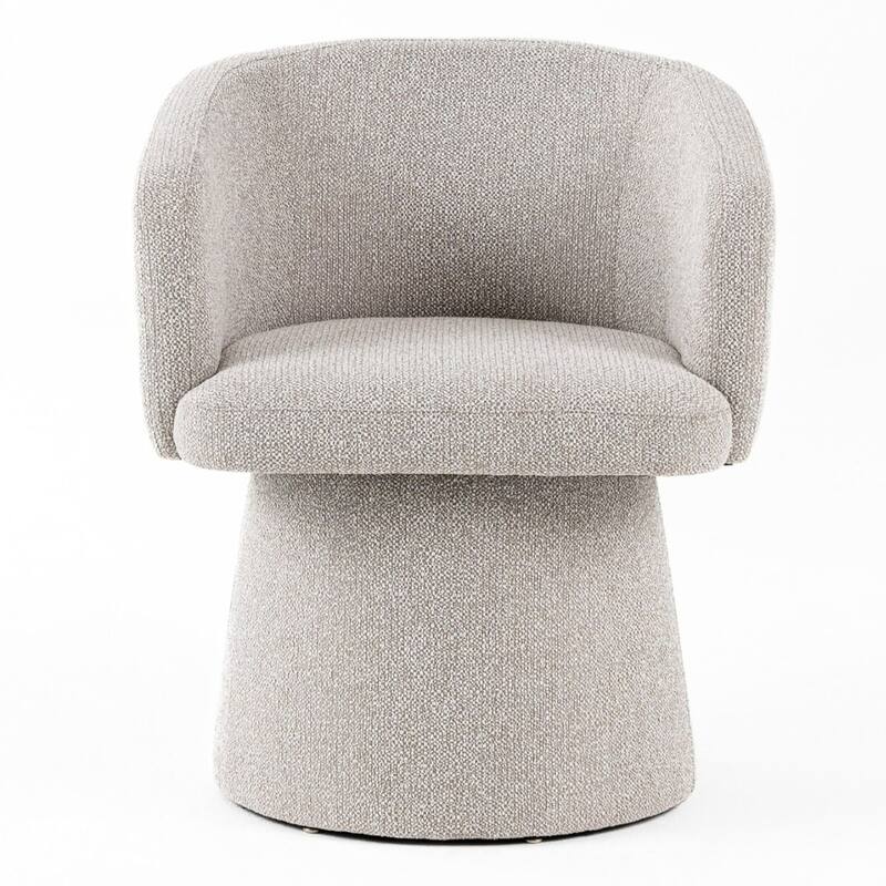 Modrest Linton Modern Light Grey Fabric Dining Chair
