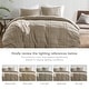 preview thumbnail 82 of 159, Chelsea Square Evans Pinch Pleated Soft Washed Boho Duvet Cover Set
