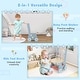 preview thumbnail 9 of 8, Costway 2-in-1 Wooden Baby Push Walker with Multi-Activity Center & - See Details