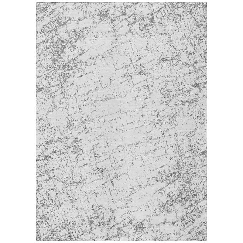 Machine Washable Indoor/ Outdoor Chantille Modern Texture Rug