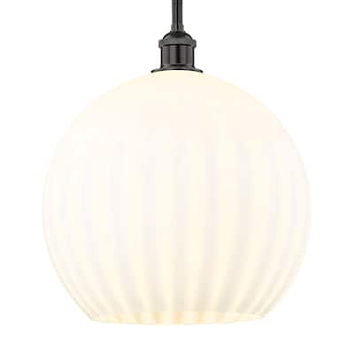 Innovations Lighting 616-1S 16 14 White Venetian Pendant White