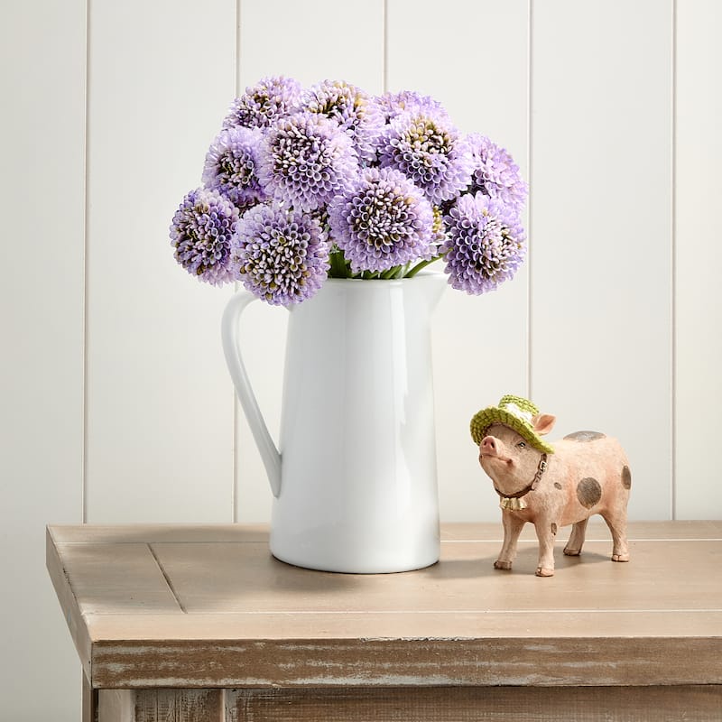 14" Scabiosa Bundle - Purple
