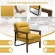 preview thumbnail 27 of 25, Costway Set of 2 Modern Accent Armchair Lounge Chair w/ Wood Legs & - 34.5'' x 26.5'' x 36''