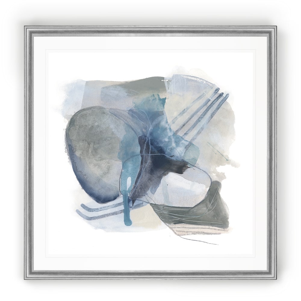 Stone Ellipses II -Black Framed Print
