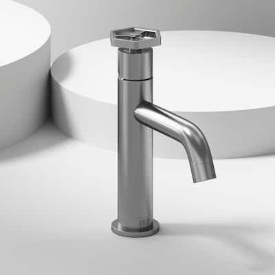 VIGO Ruxton 8" H Single Handle Single Hole Bathroom Faucet